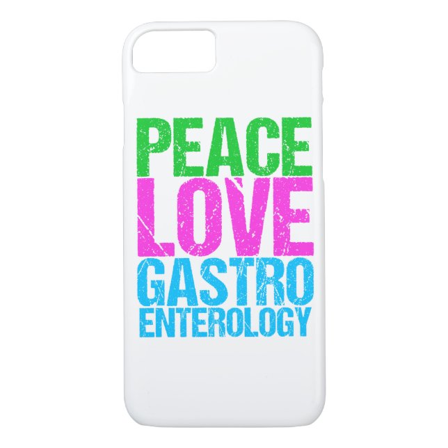 Coques Case-Mate iPhone Gastroentérologie d'amour de paix (Dos)