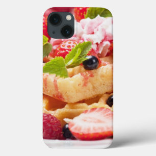Case-Mate iPhone Case Gâteau de gaufre avec la baie fraîche