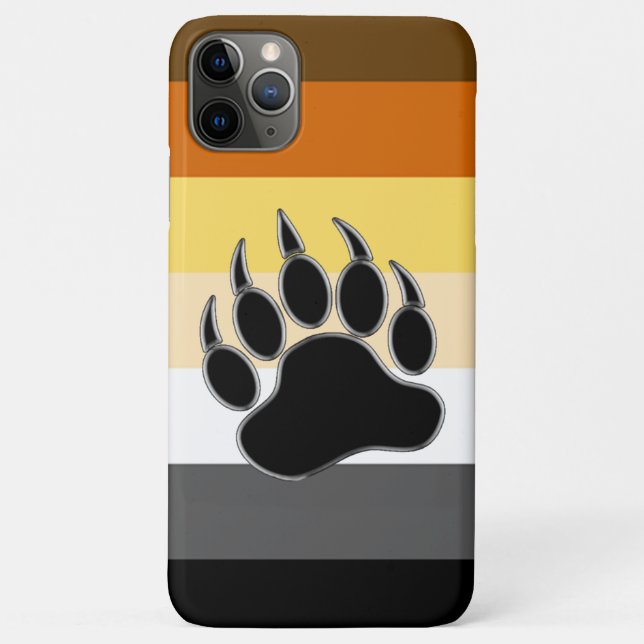Coques Case-Mate iPhone Gay Bear Pride Flag Bear (Dos)