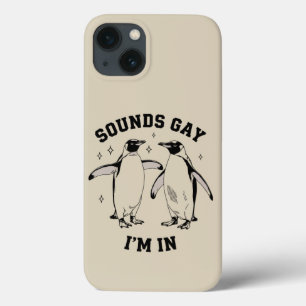 Case-Mate iPhone Case Gay Penguin Sounds Gay Je Suis Dans Vintage Queer