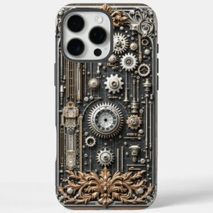 Coque iPhone 16 Pro Max Gear Guard Steampunk pour
