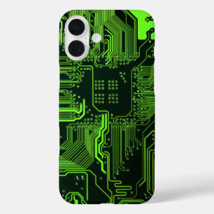 Coque Pour iPhone 16 Plus Geek de la carte de circuit électronique Nerd PCB 