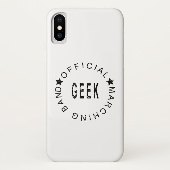 Coques Case-Mate iPhone Geek officiel de la bande Marching (Dos)