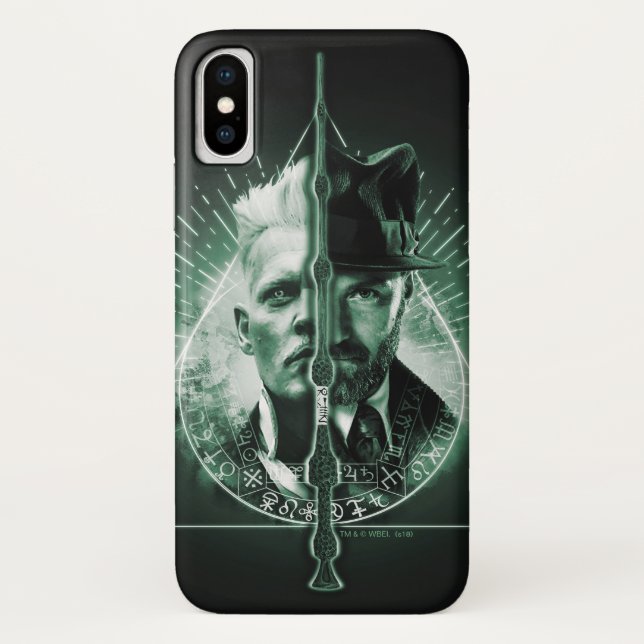 Coques Case-Mate iPhone GELLERT GRINDELWALD™ contre Dumbledore (Dos)