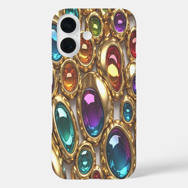 Coques Case-Mate iPhone Gemini Gold - iPhone 16 Coques (Verso)