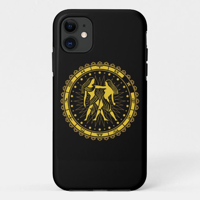 Coques Case-Mate iPhone Gemini - Symbole Zodiaque - Symbole - Horoscope (Dos)
