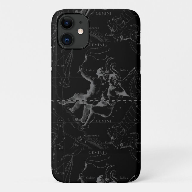 Coques Case-Mate iPhone Gemini Zodiac Constellation Hevelius 1690 (Dos)