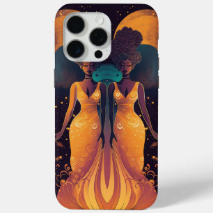 Coque Case-Mate iPhone Gemini Zodiac Twin Women Boho Print
