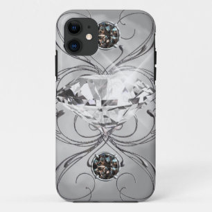 Coque Case-Mate iPhone Gemme noire et blanche