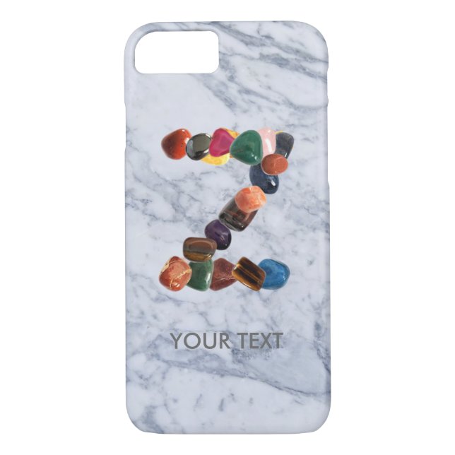 Coques Case-Mate iPhone Gemstone Initial Personnalisé "Z" (Dos)