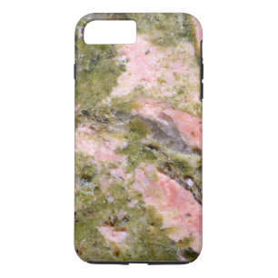 Coque Case-Mate iPhone Gemstone Series - Thulite rose et vert