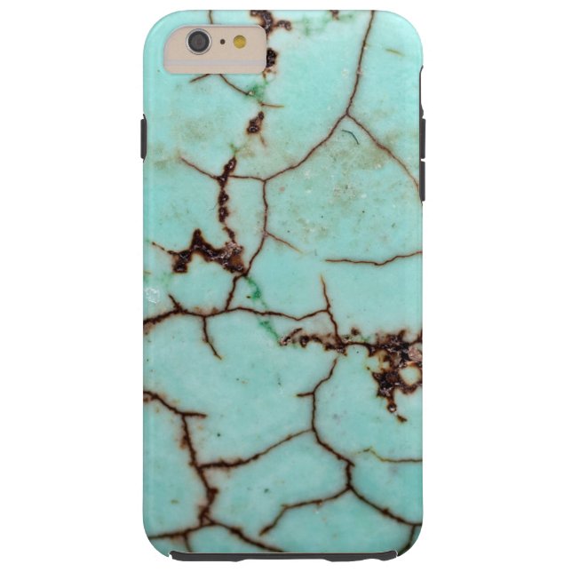 Coques Case-Mate iPhone Gemstone Series - Turquoise Cracked (Dos)