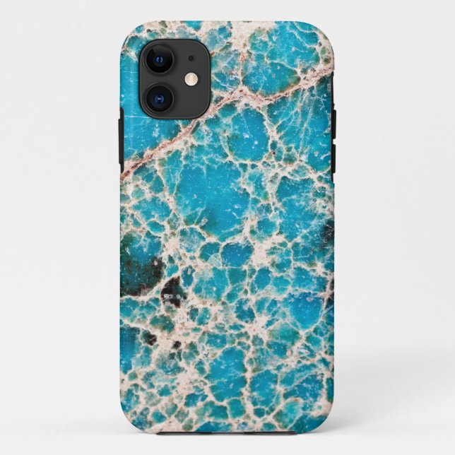 Coques Case-Mate iPhone Gemstone Series - Turquoise Roadmap Coque-Mate iPh (Dos)