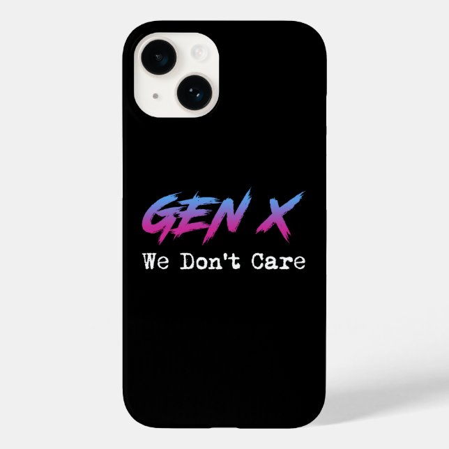 Coques Case-Mate iPhone Gen X - On S'en Fout (Verso)