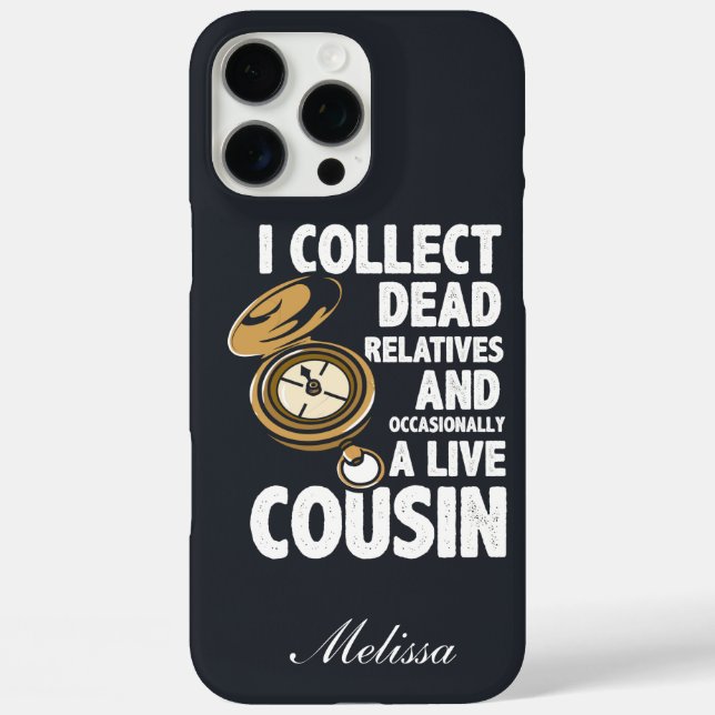 Coques Case-Mate iPhone Généalogiste Je Recueille Historien Des Familles M (Verso)