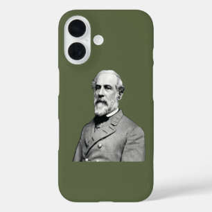 Coques iPhone 16 Général ⚔️ 🎩 Robert E. Lee Army Green