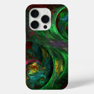 Coque Case-Mate iPhone Genesis Green Art Abstrait