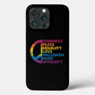 Case-Mate iPhone Case Gentillesse Paix Égalité Amour Inclusion Espoir Di