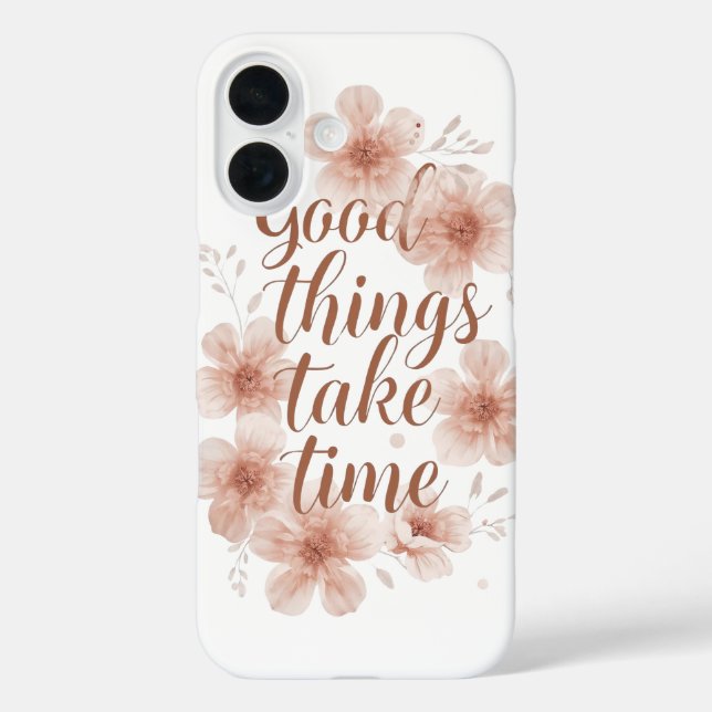 Coques Case-Mate iPhone Gentle Reminder with Soft Florals (Verso)