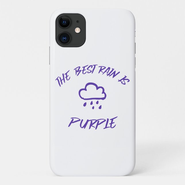 Coques Case-Mate iPhone GenX La meilleure pluie est violette (Dos)