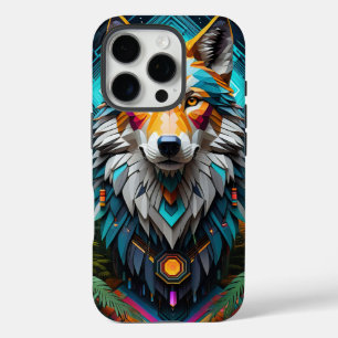 Coque iPhone 16 Pro Geo Wolf