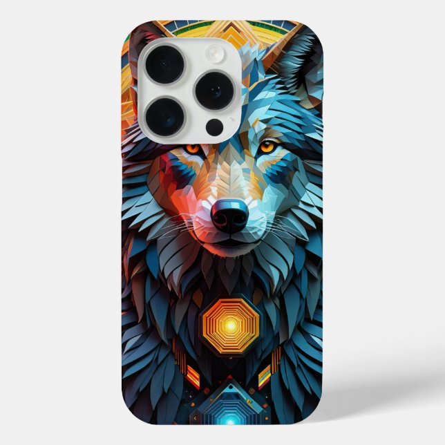 Coques Case-Mate iPhone Geo Wolf (Verso)