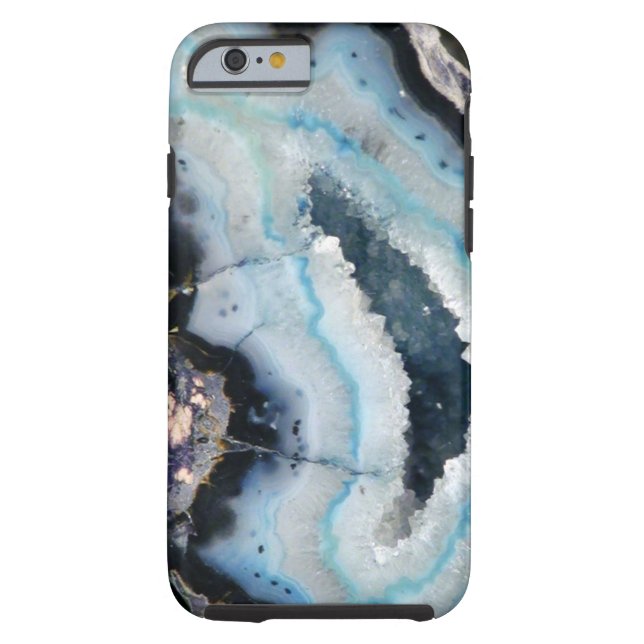 Coques Case-Mate iPhone geode bleu (Dos)