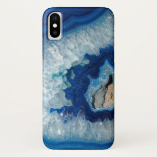 Coque Case-Mate Pour iPhone Géode Sapphire Blue Agate