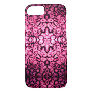 Coque Case-Mate Pour iPhone Géodes d'âge à quartz rose motif abstrait