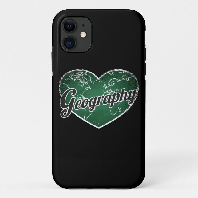 Coques Case-Mate iPhone Géographie Retro Coeur Blackboard Love (Dos)
