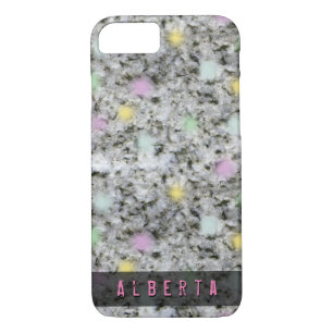 Case-Mate iPhone Case Géologie des filles Pastel Rock Texture Nom person