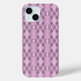 Coque Case-Mate iPhone Geometric pattern retro pink diamonds