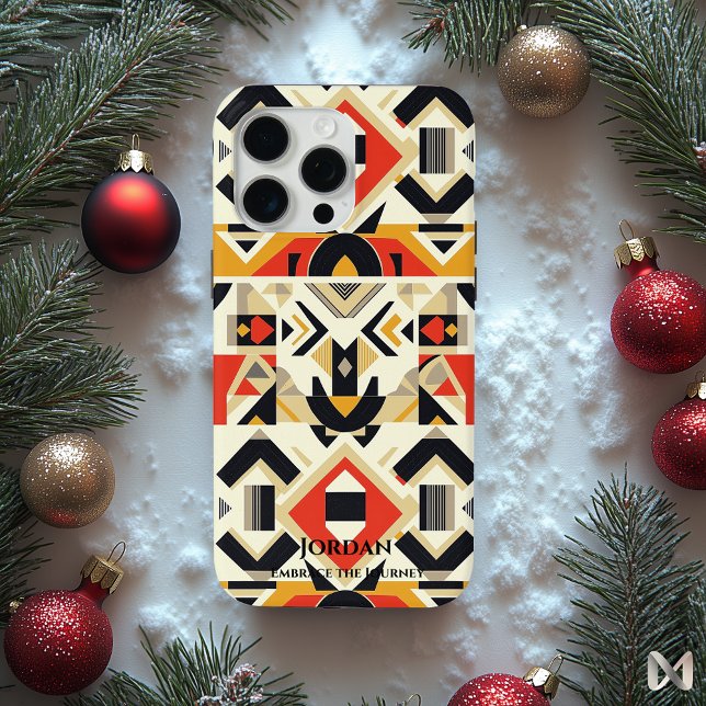 Coques Case-Mate iPhone Géométrie aztèque audacieuse – Motifs tribaux vibr (Créateur téléchargé)