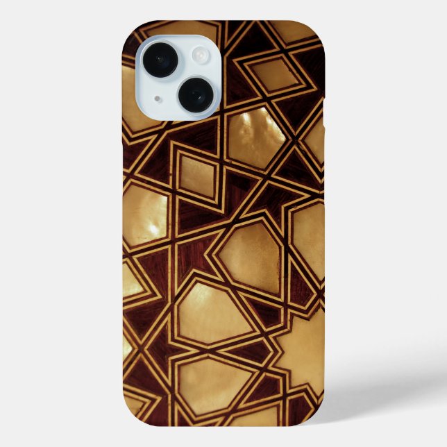 Coques Case-Mate iPhone Géométrie en bois (Verso)