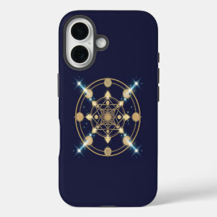 Coque Pour iPhone 16 Géométrie étoilée – Le Code de l'Infini