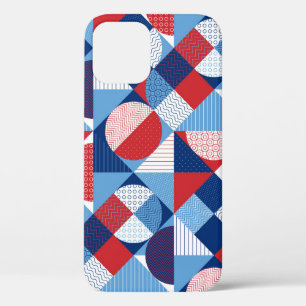 Case-Mate iPhone Case Géométrie marine : motif sans soudure d'été.