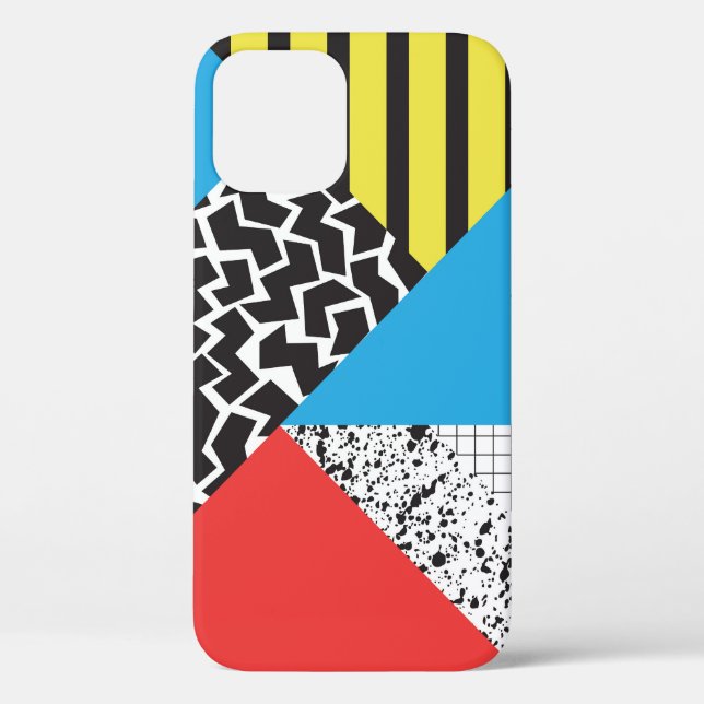 Coques Case-Mate iPhone Géométrie moderne : Style Abstrait sans couture (Verso)