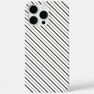Coque iPhone 16 Pro Max Géométrie simple de ligne noire
