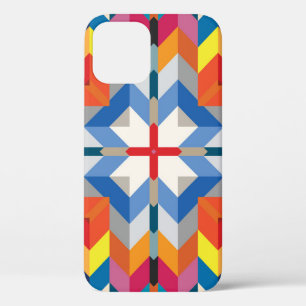 Case-Mate iPhone Case Géométrie vintage : blocs de couleurs scandinaves