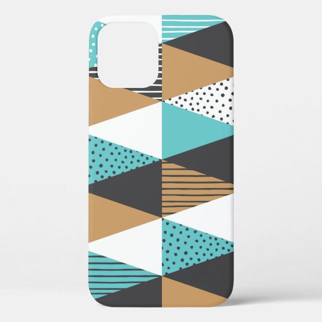 Coques Case-Mate iPhone Géométrie vintage : illustration Abstraite. (Verso)