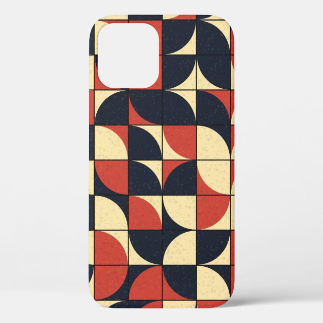 Coques Case-Mate iPhone géométrique Abstraite : art informatique. (Verso)