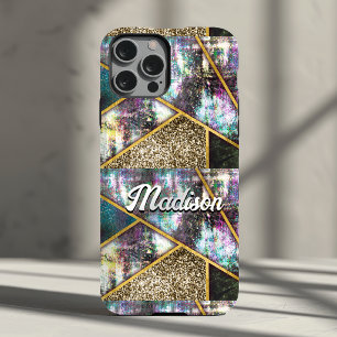 Coque Case-Mate iPhone Géométrique girly iridescent élégant