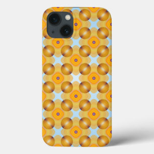 iPhone 13 Case Géométrique jaune inhabituel