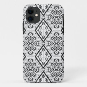 Case-Mate iPhone Case Géométrique, motif, noir et blanc