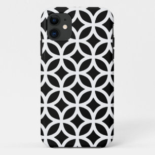 Coque Case-Mate iPhone Géométrique noir et blanc