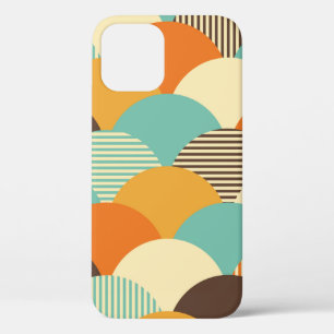 Case-Mate iPhone Case Géométrique rétro transparente avec élément linéai