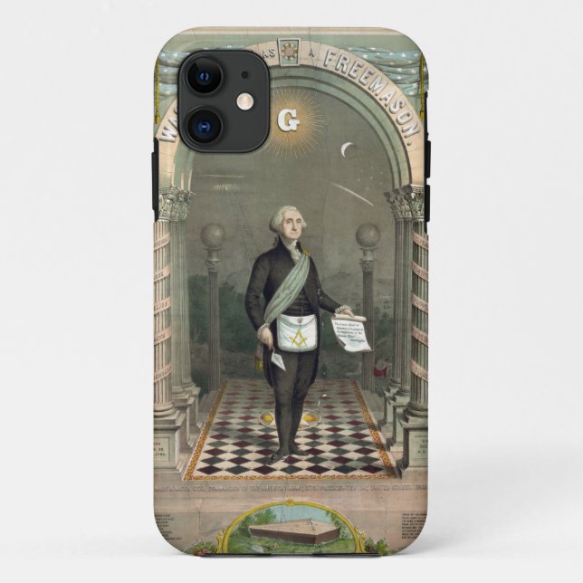 Coques Case-Mate iPhone George Washington comme un franc-maçon (Dos)