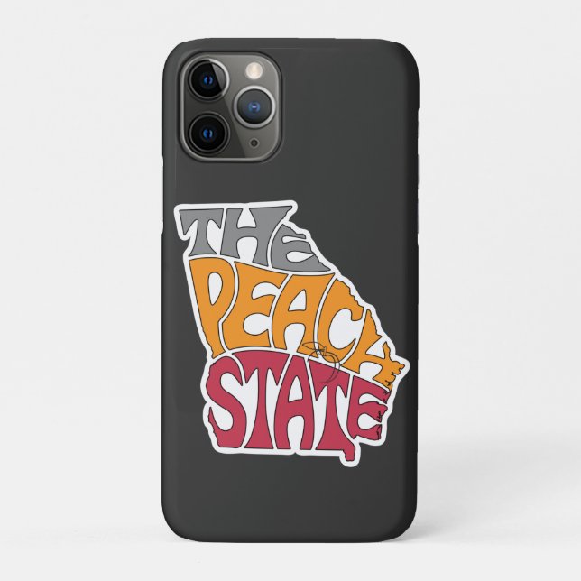 Coques Case-Mate iPhone Géorgie Surnom Art de mot (Dos)