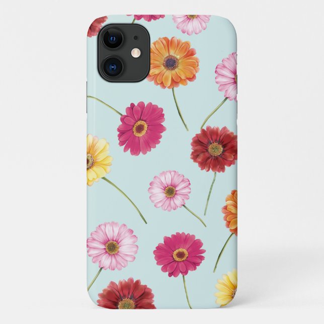 Coques Case-Mate iPhone Gerbera,pink,red,orange,yellow  (Dos)