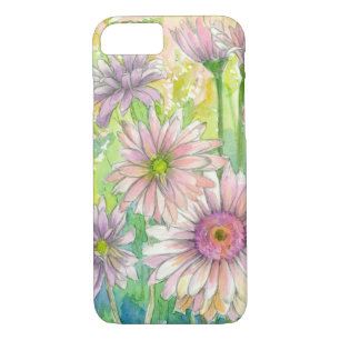 Etui iPhone Case-Mate Gerbera rose Bouquet Daisy Aquarelle